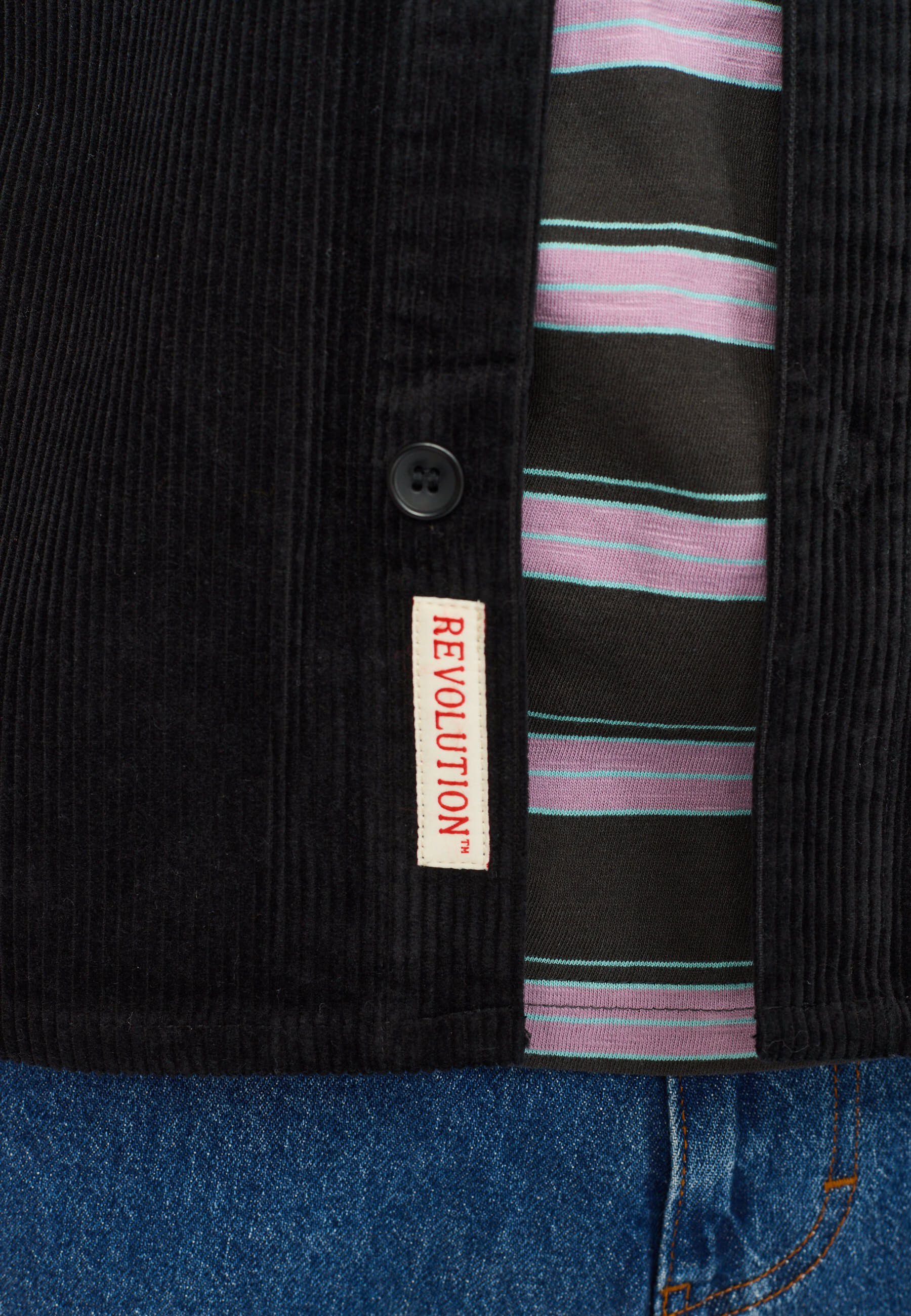 Corduroy overshirt with chestpockets