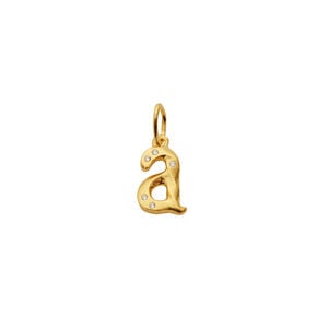 Alphabet Pendant Gold