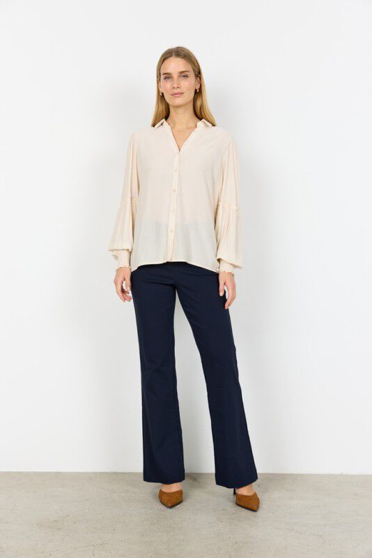 SC-BARBEL 2 Skjorte Creme