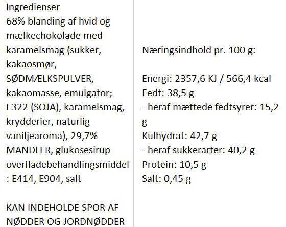 Saltkaramel choko-mandler