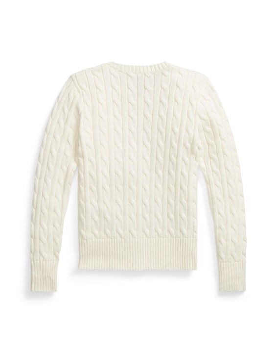 Cable-Knit Cotton Sweater Teens