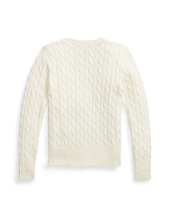 Cable-Knit Cotton Sweater Teens