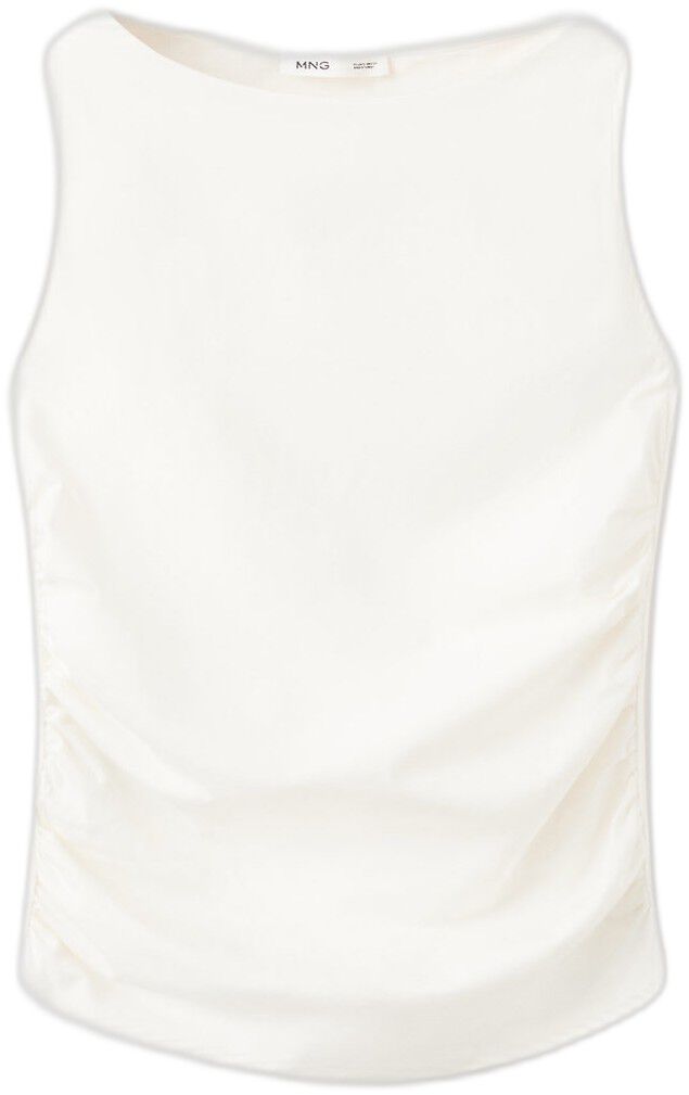 Draped cotton top