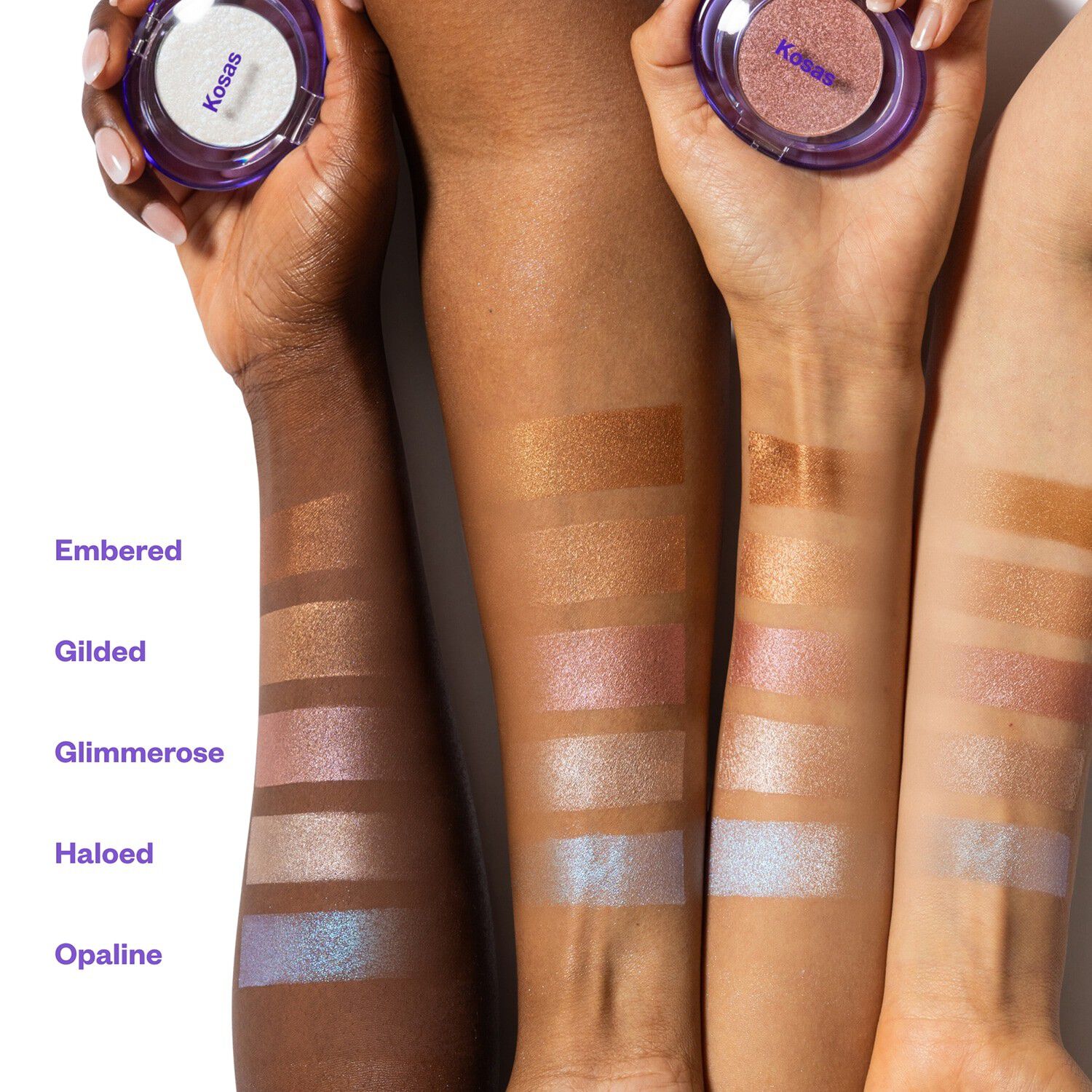 En presset pudder med v&aring;deffekt, der giver ekstraordin&aelig;r, transparent