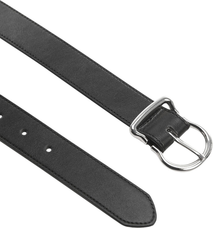 Faux-leather belt