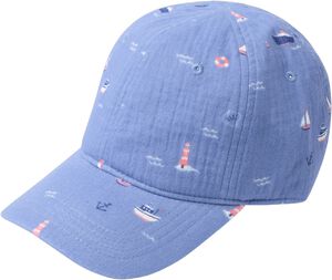 Cap with round peak and adjustable