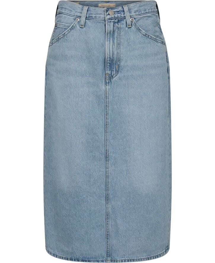 HR BACK SLIT SKIRT RIVETING CL