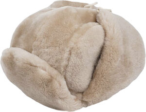 CALLIE - DOUBLE SIDE SHEARLING HAT WITH EAR WARMER
