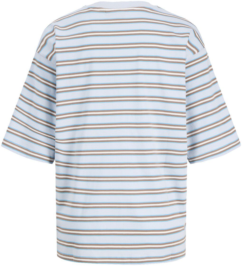 JXRHEA LOOSE SS STRIPE TEE JRS