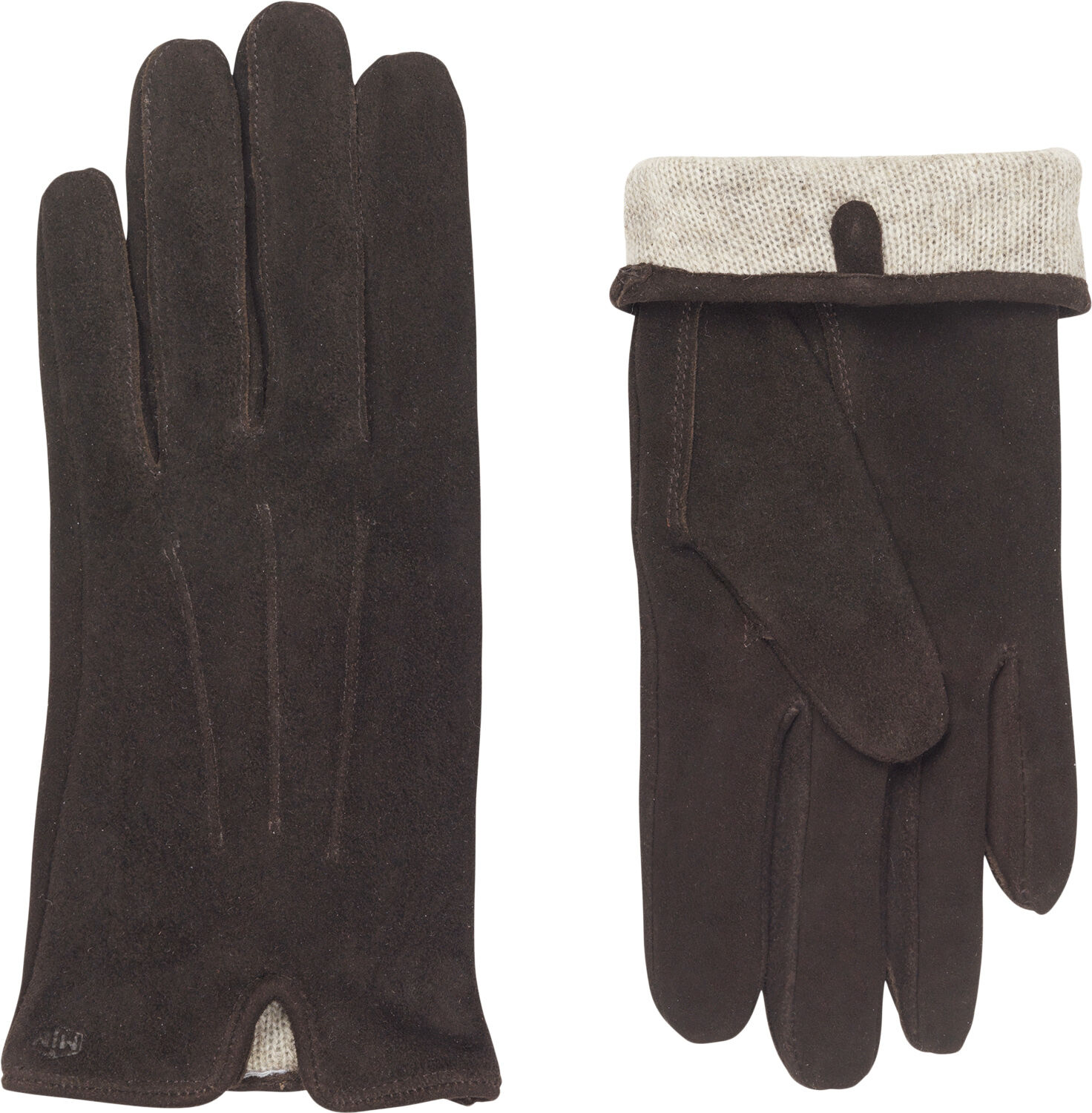 MJM Glove Aida W Sheep Suede Dk. Brown