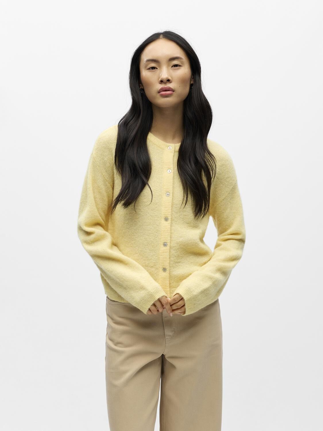 OBJAGATE L/S RE KNIT CARDIGAN NOOS