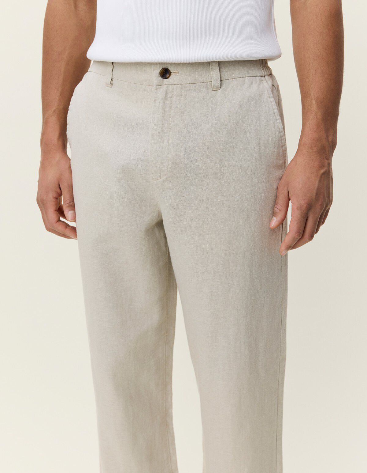 Linen Comfort Suit Pants
