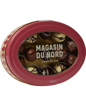 Oval tinæske m/ 13 toppe 2025