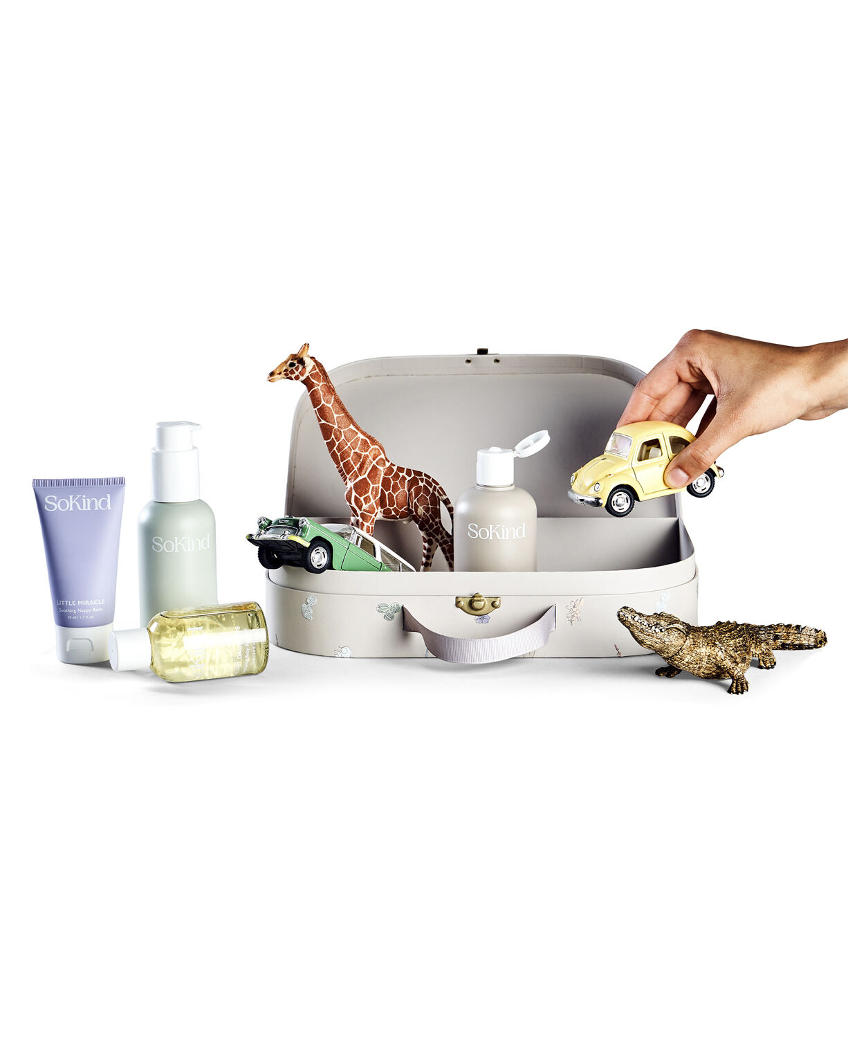 Dear Baby Skin Care Kit- L&aelig;kker kuffert med hudplejeprodukter til baby