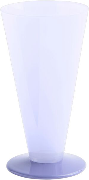 Conical Vase-Small-Light blue and lavender blue