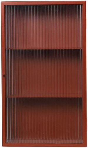 Haze Wall Cabinet - Reeded Glass -