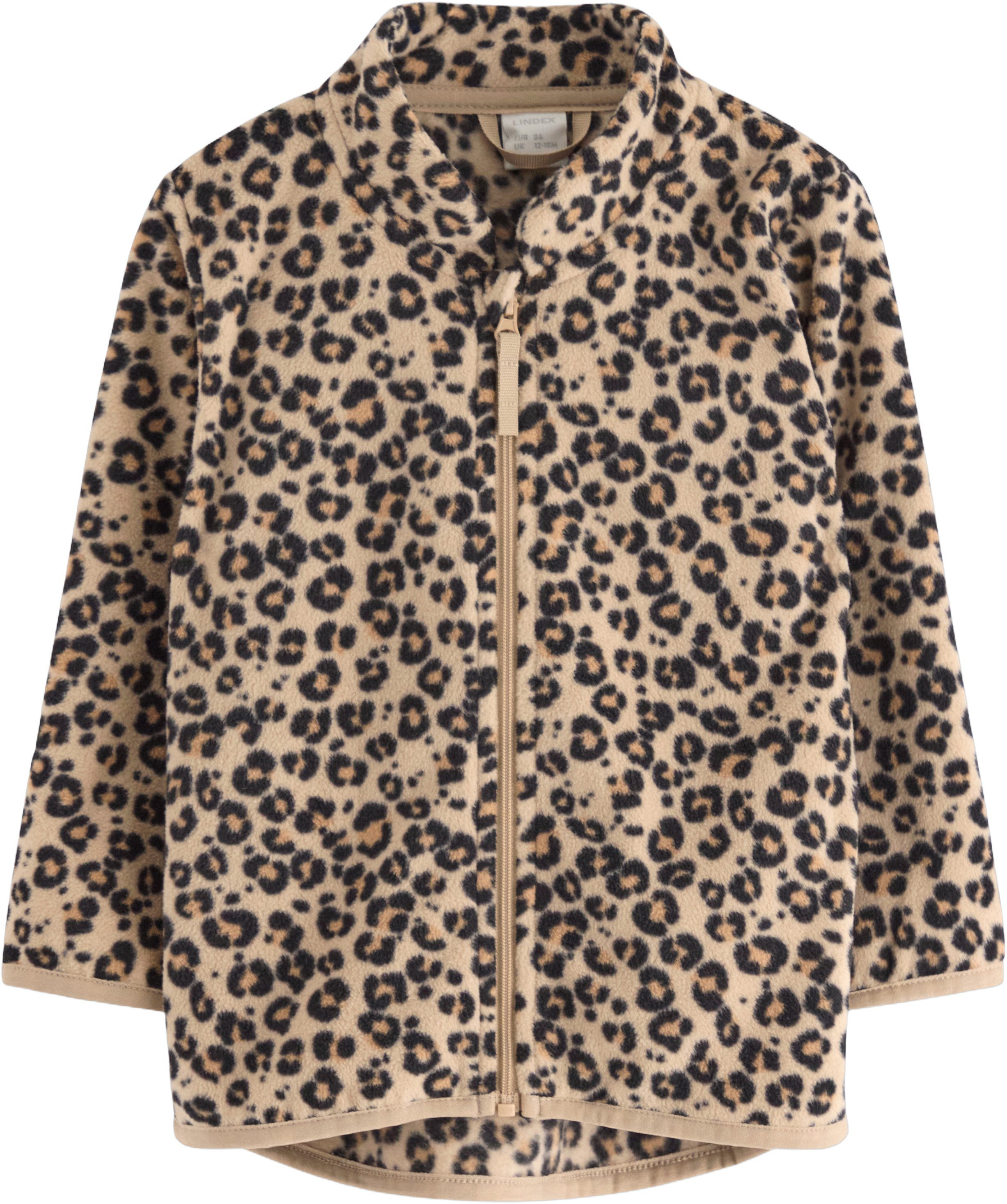 Jacket in microfleece with a high c