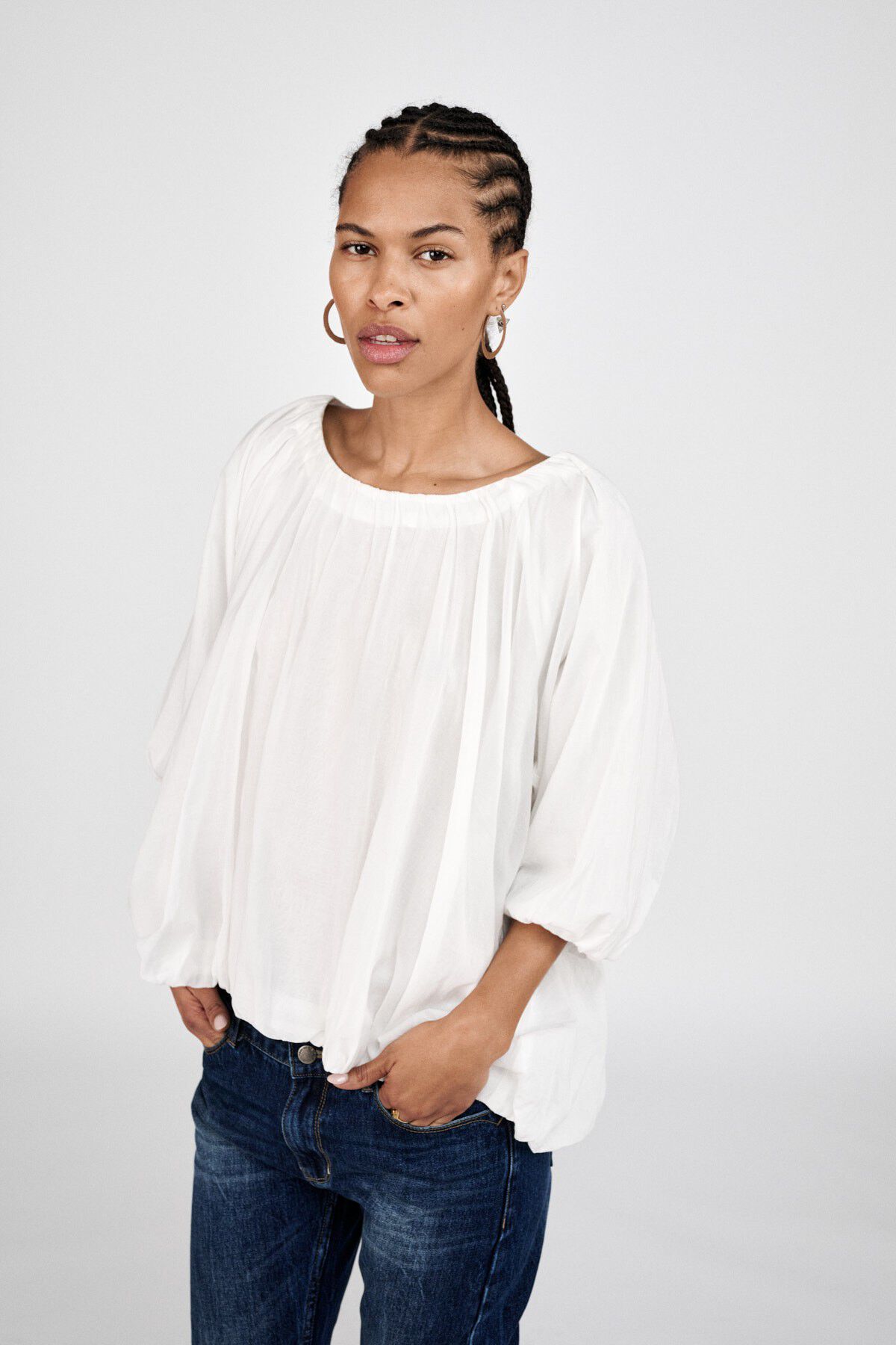 Voile cloud blouse - Rachelle