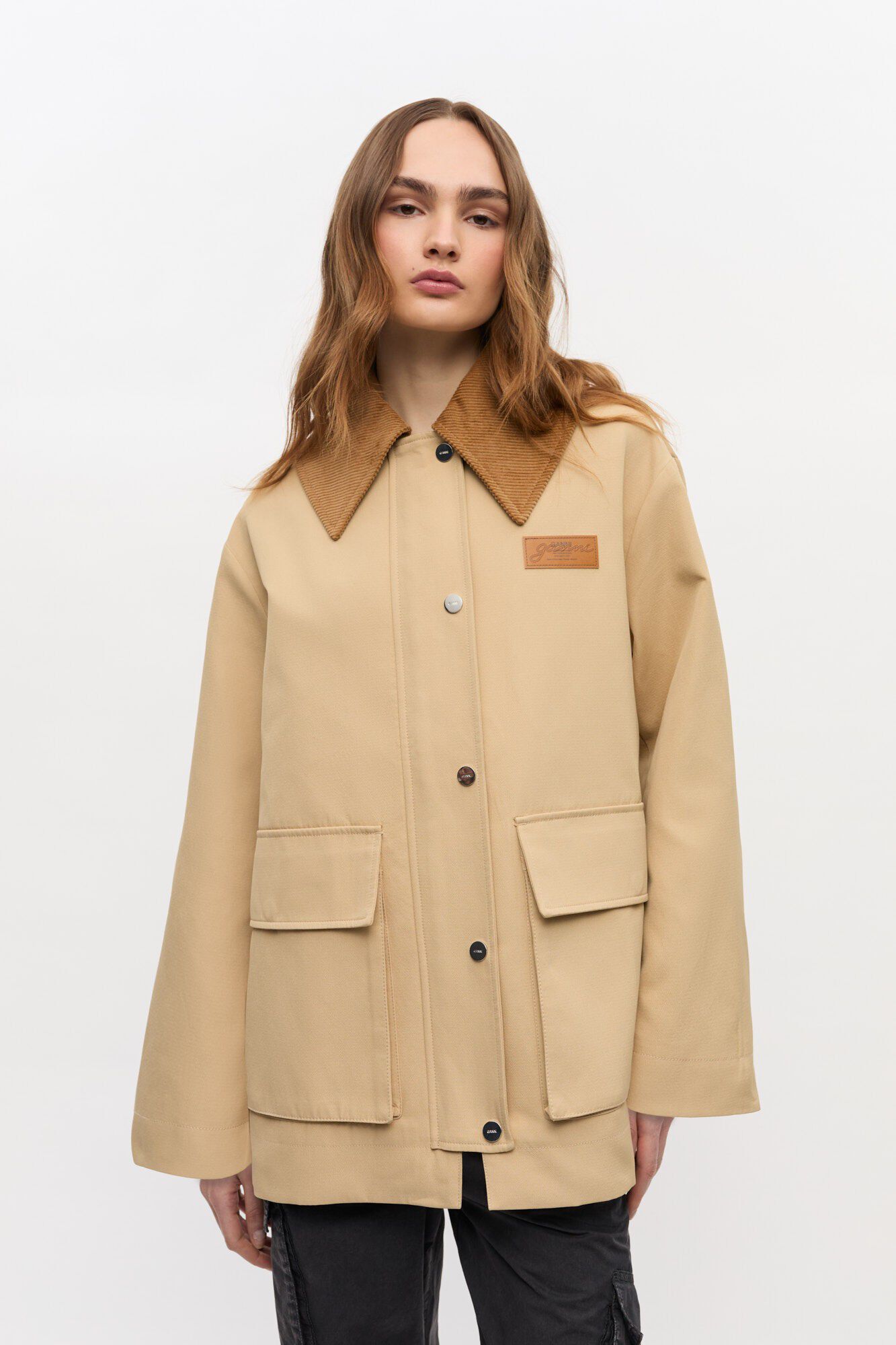 Heavy Twill Midi Jacket