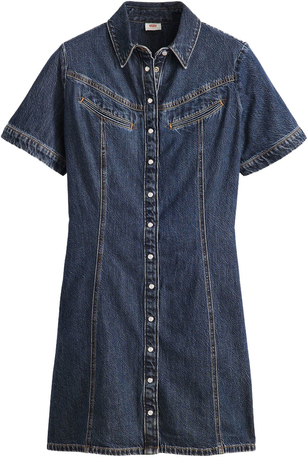 RINOA DENIM SS DRESS SLEDGE SI