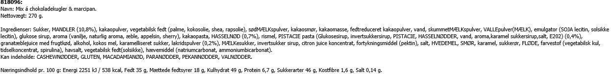 Cocoture trekant 270 gr varm gr&aring;
