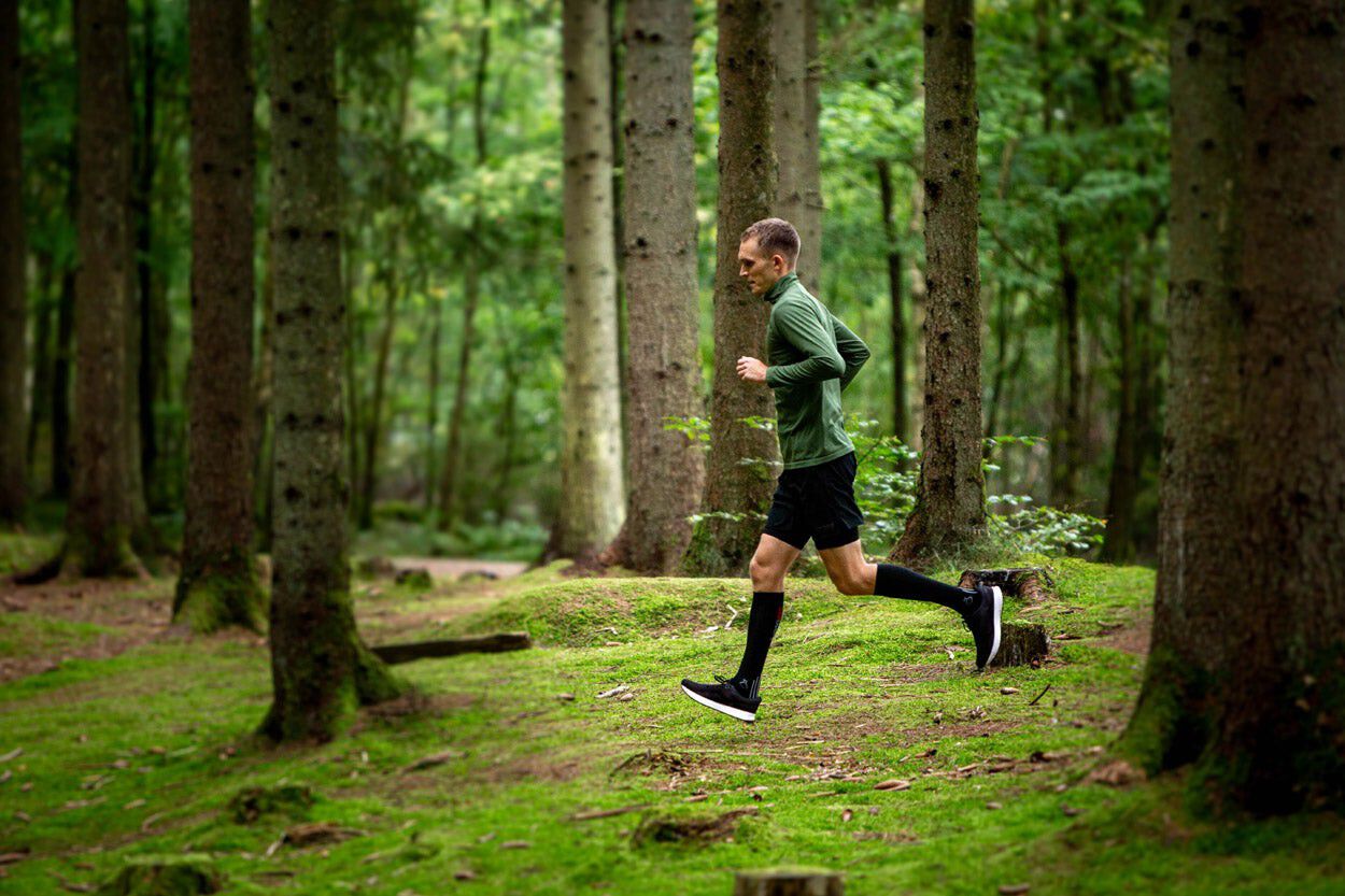 Merino Shin-Tech Grip l&oslash;bestr&oslash;mper
