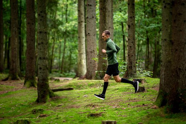 Merino Shin-Tech Grip løbestrømper