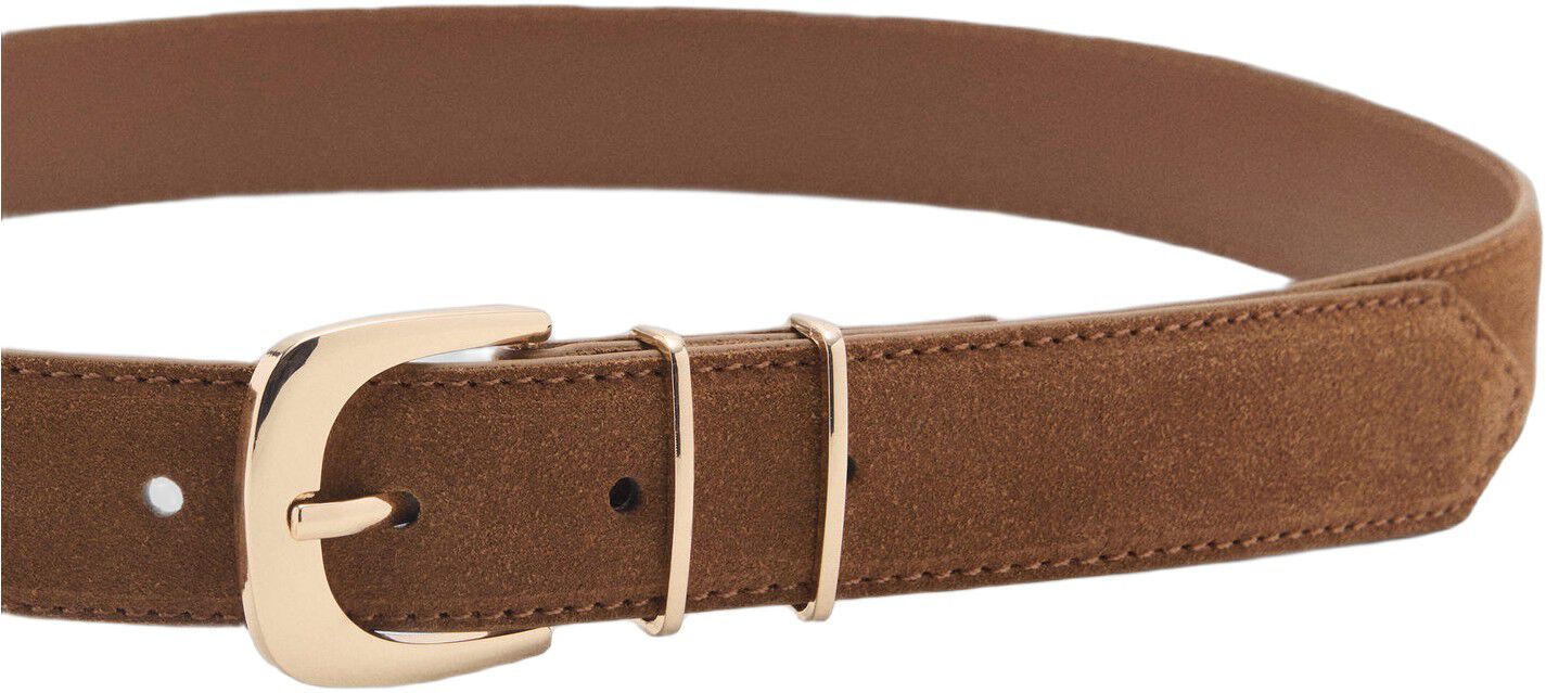 Suede belt