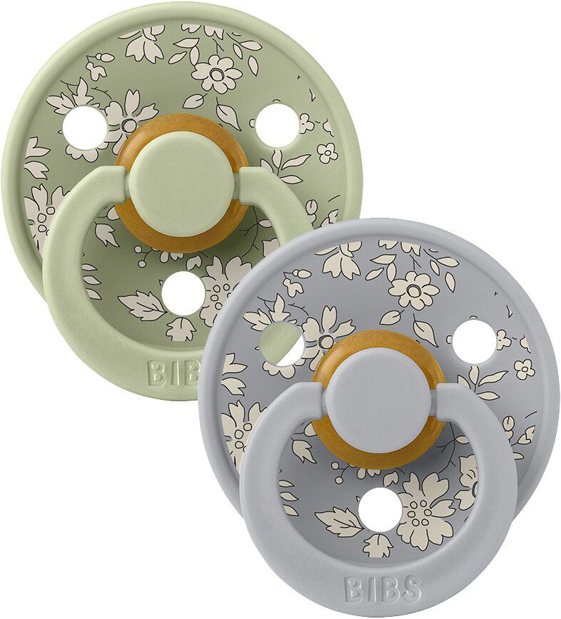 BIBS x Liberty 2 PACK Colour Capel Latex Size 2 Sage Mix