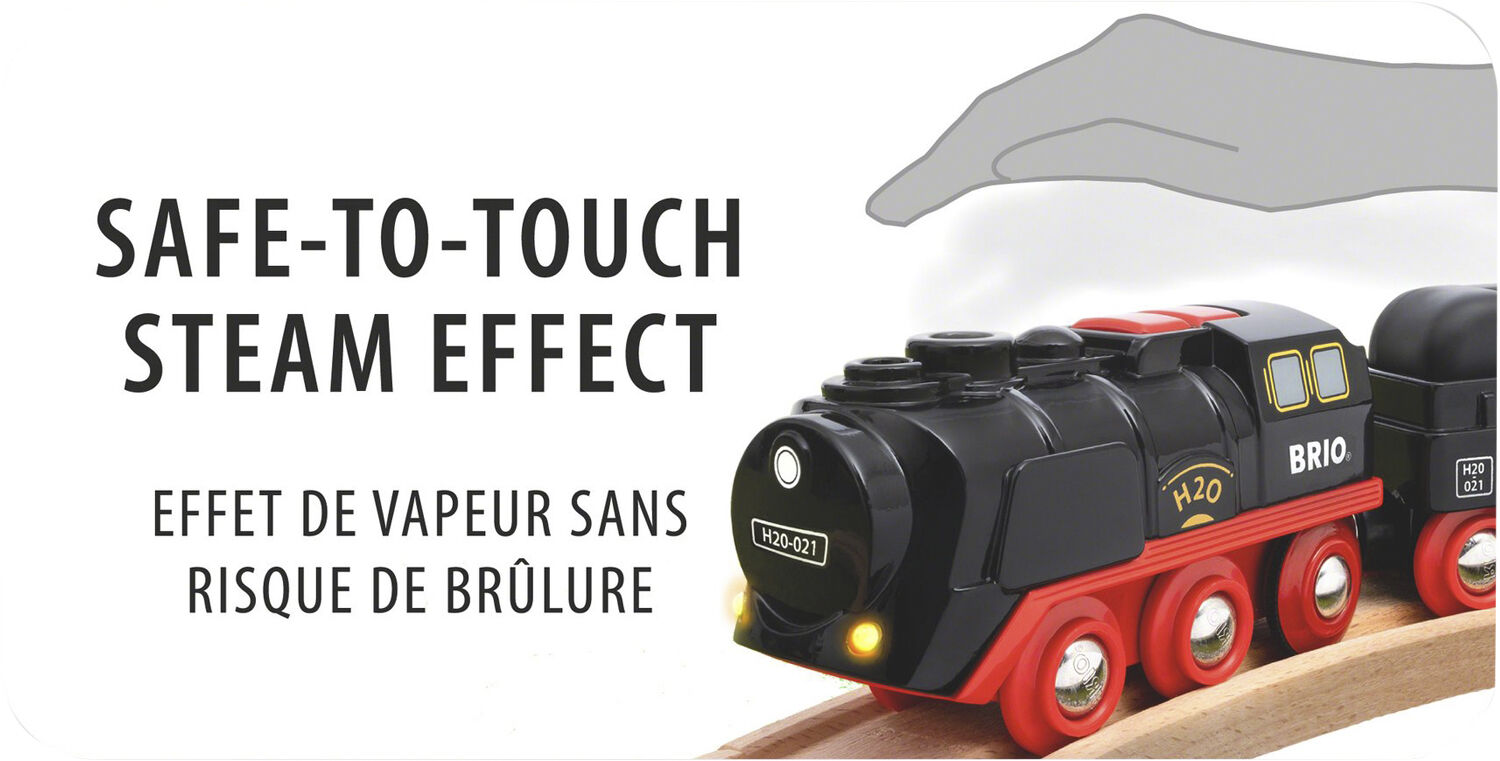 Brio batteridrevet damptog