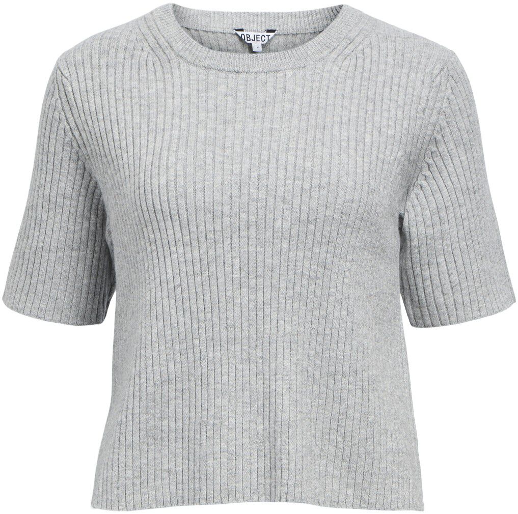 OBJELVA 2/4 RE O-NECK KNIT NOOS