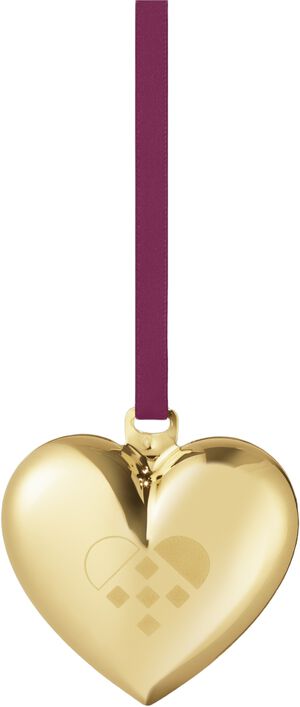 CC 2025 HEART 18KT GOLD PLATED BRASS