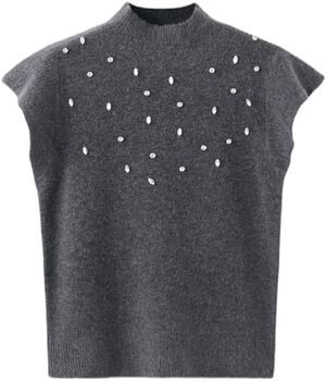 Beaded sleeveless top
