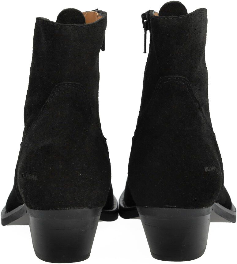 Cowboyst&oslash;vle med dekorative stiknin