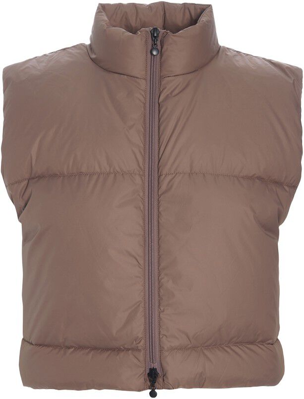 Feather down kort vest