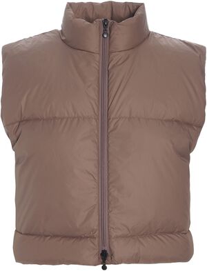 Feather down kort vest