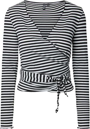 PCLAYA LS WRAP TOP JRS