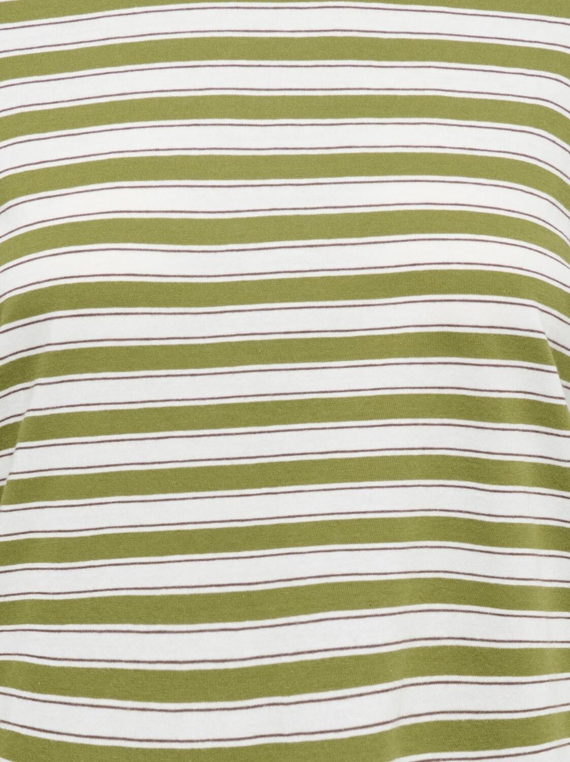 ONLLUNA HAPPY L/S O-NECK STRIPE TEE