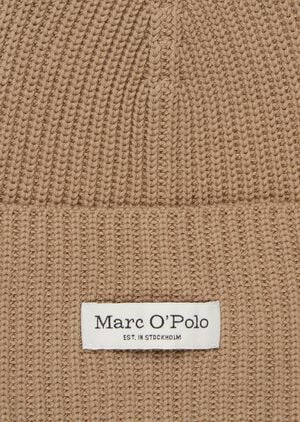 Beanie, knitted, with fold-up