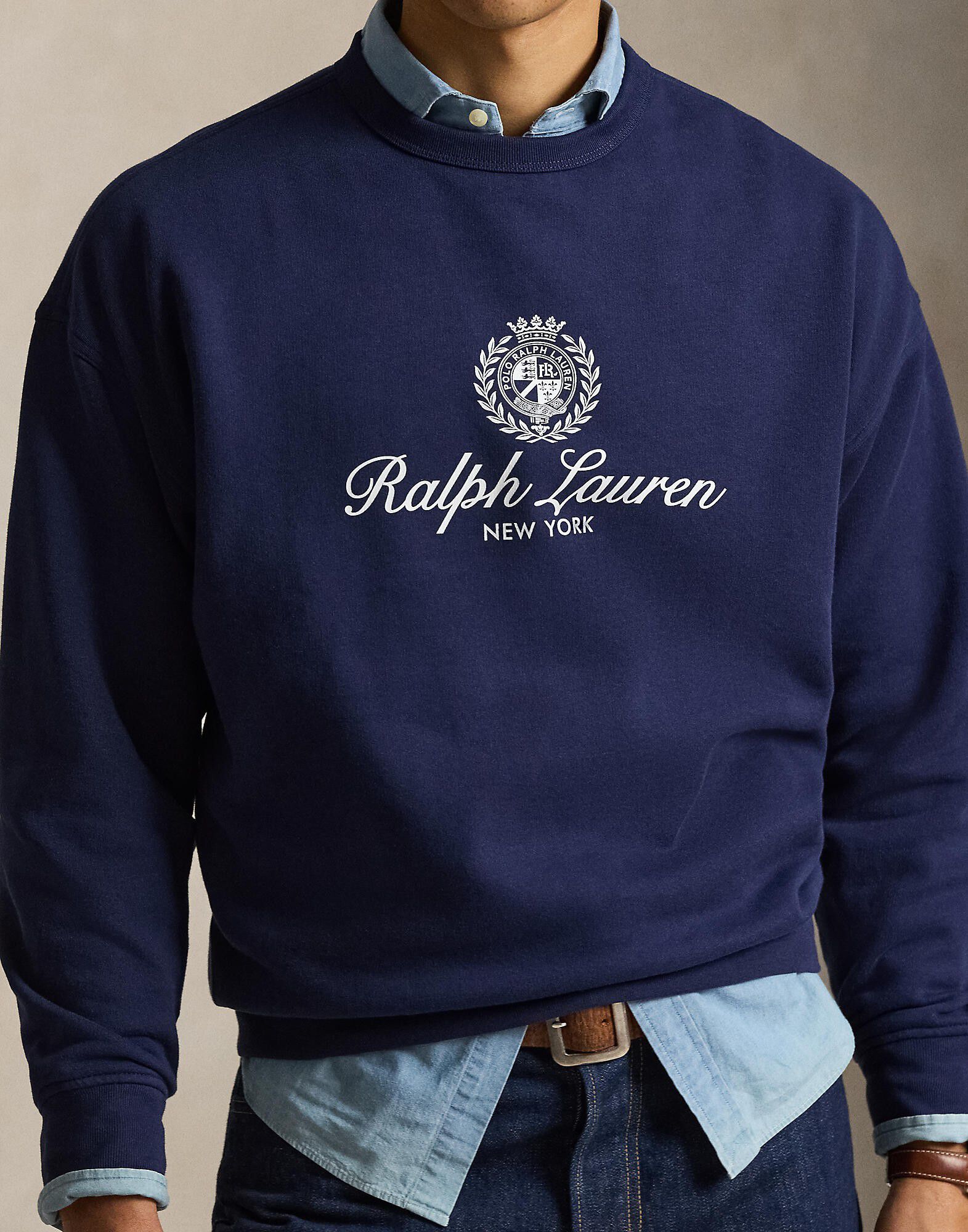 Relaxed Fit Fleece Graphic Sweatshirt