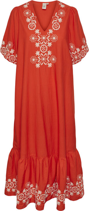 YASFIESTA 2/4 EMBROIDERY DRESS S. -