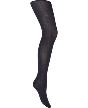 Tights cotton rib