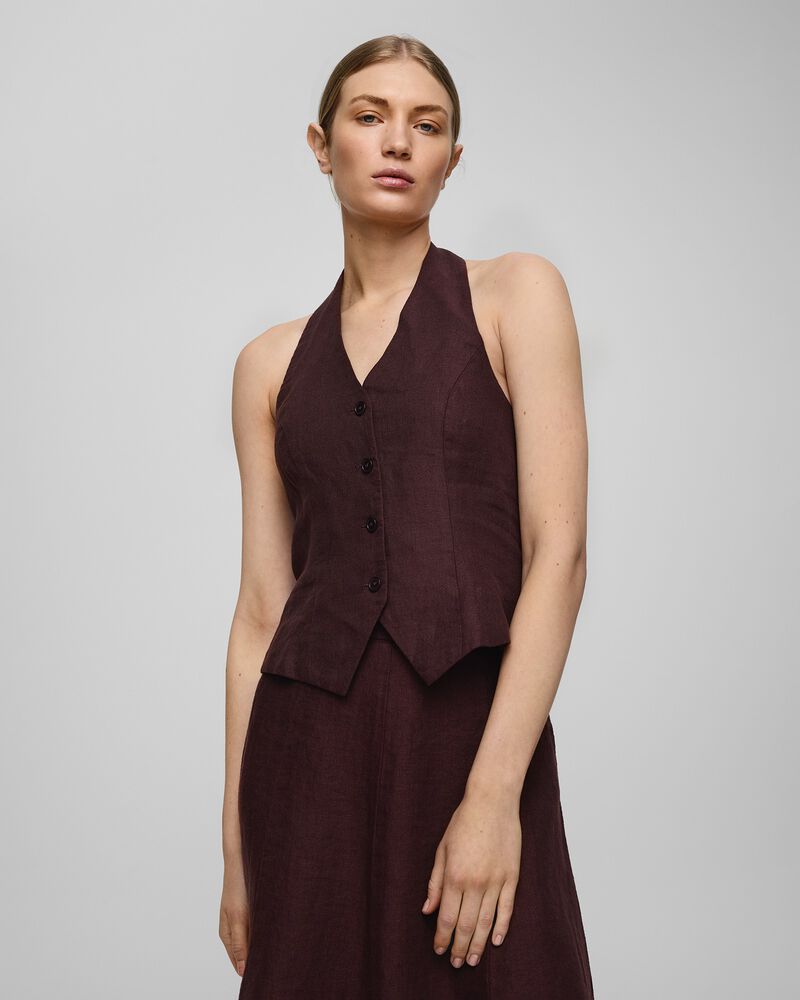 Mschnaira Claritta Halterneck Waistcoat