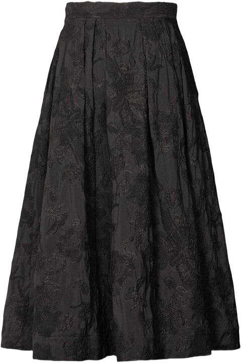 Clipped jacquard full skirt - Bisha