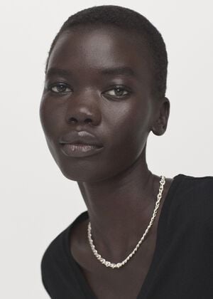 V-neck cotton T-shirt