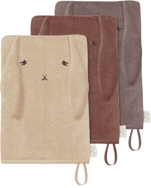 3 PACK WASH CLOTH ANIMAL