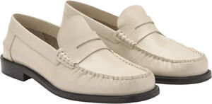 Leather loafers