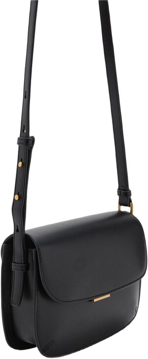 Crossbody bag with flap