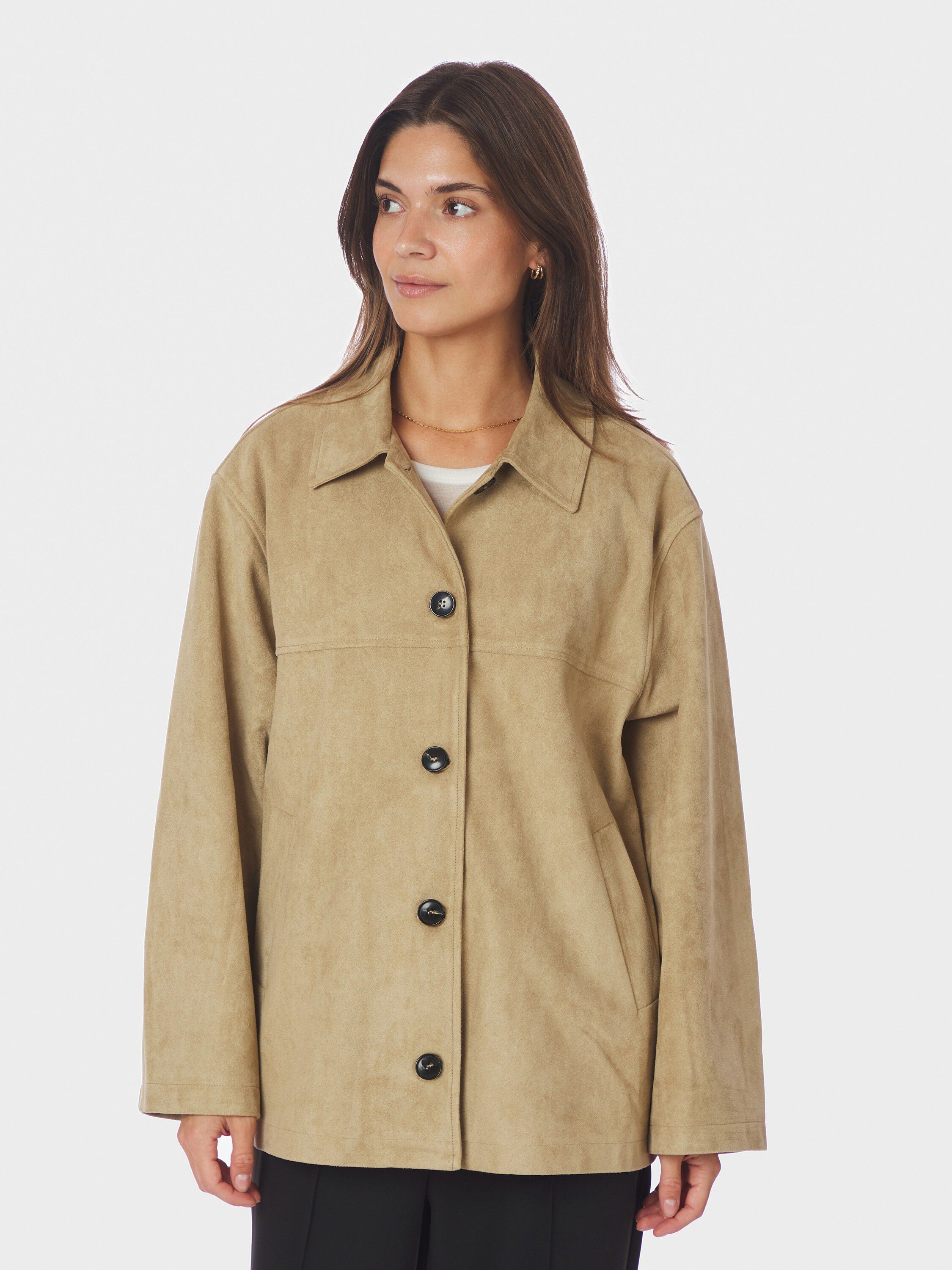 Ravina Faux Suede Jacket