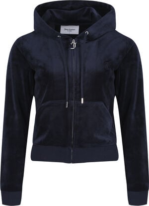 Robertson Classic Velour Zip Trough Hoodie